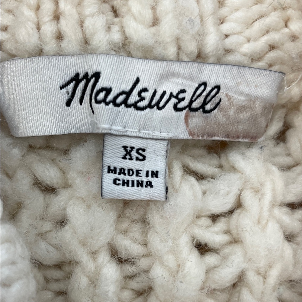 Madewell Bomber Cardigan Sweater, XS - Picture 2 of 10